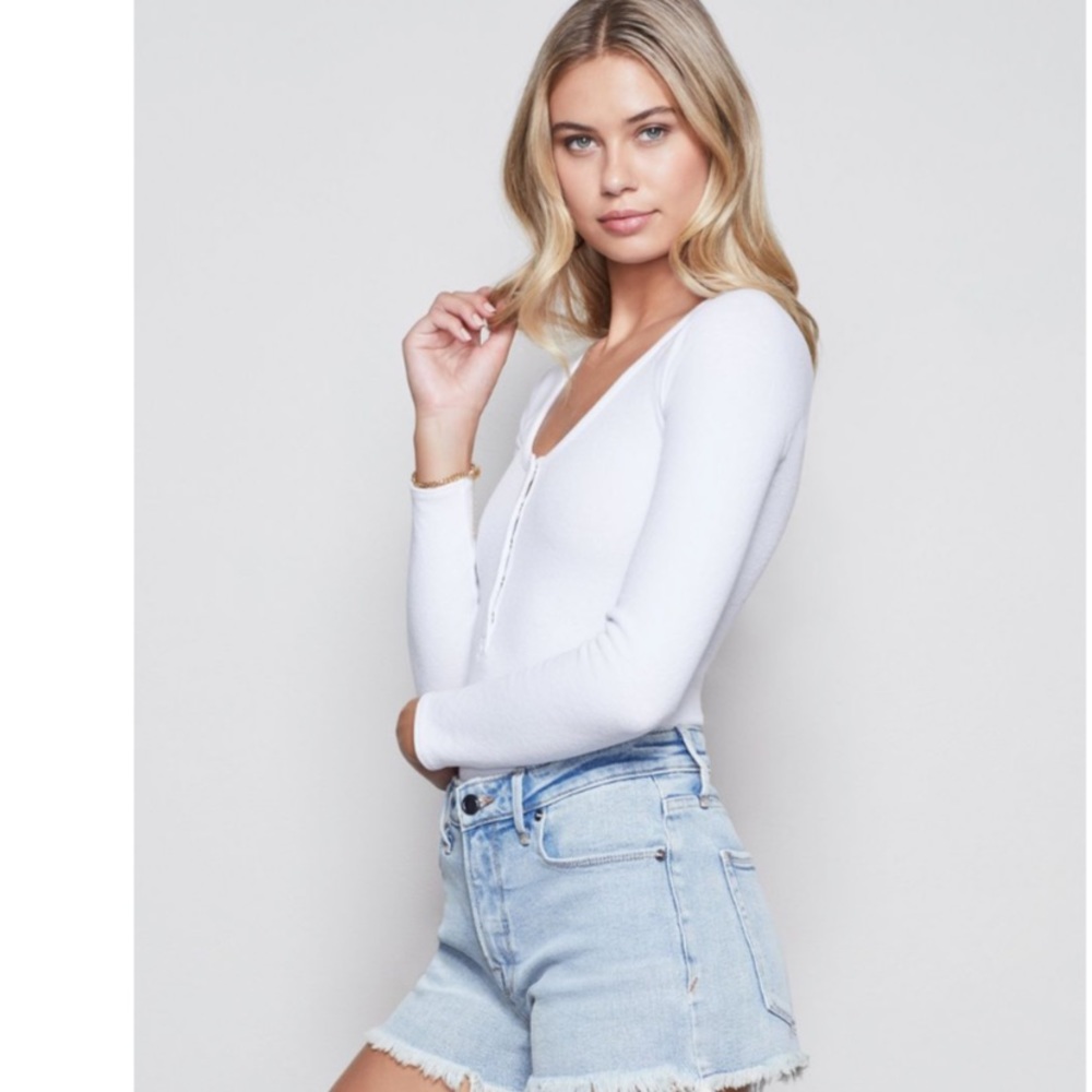 Good American white bodysuit